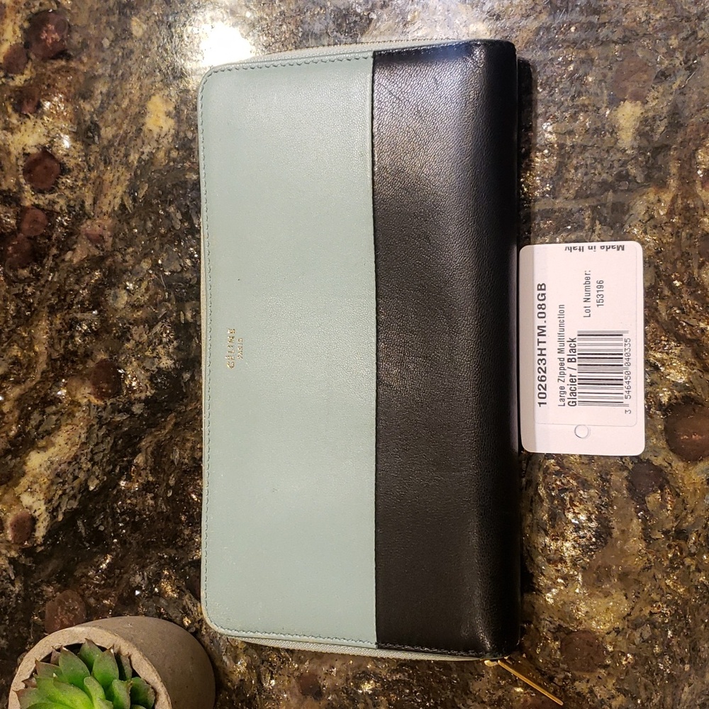 Céline zippy wallet large bi-color